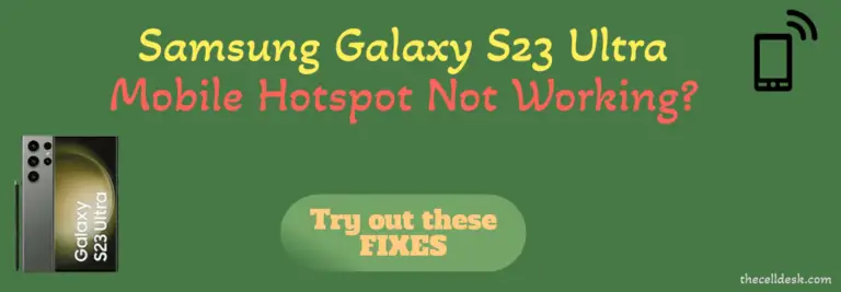 Samsung Galaxy S Ultra Hotspot Not Working Try These Fixes