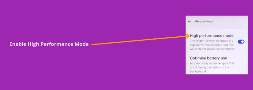 enable high performance mode oneplus nord