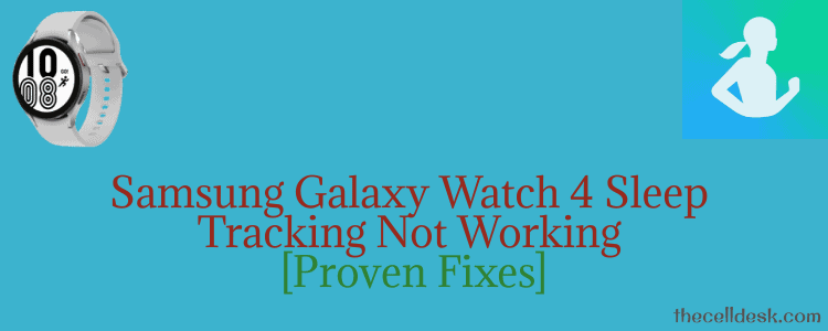 Galaxy watch not tracking sleep hot sale