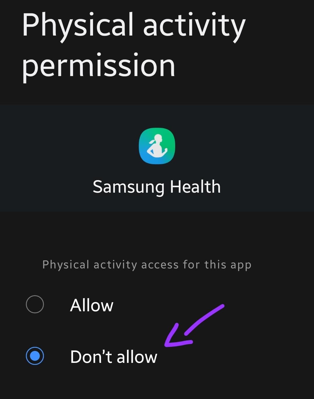 physical activity permission