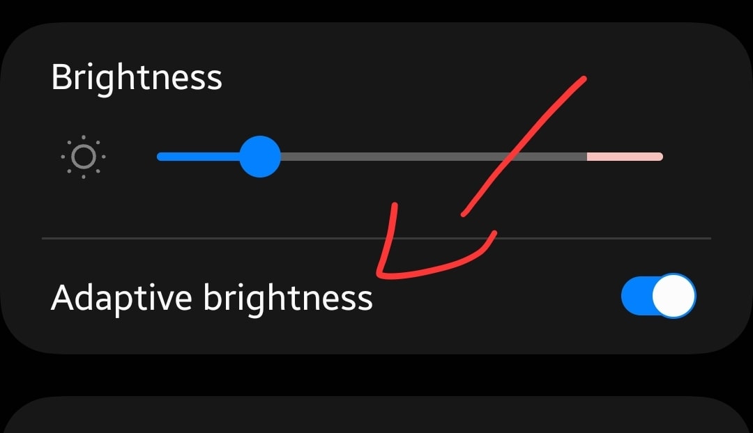 adaptive brightness