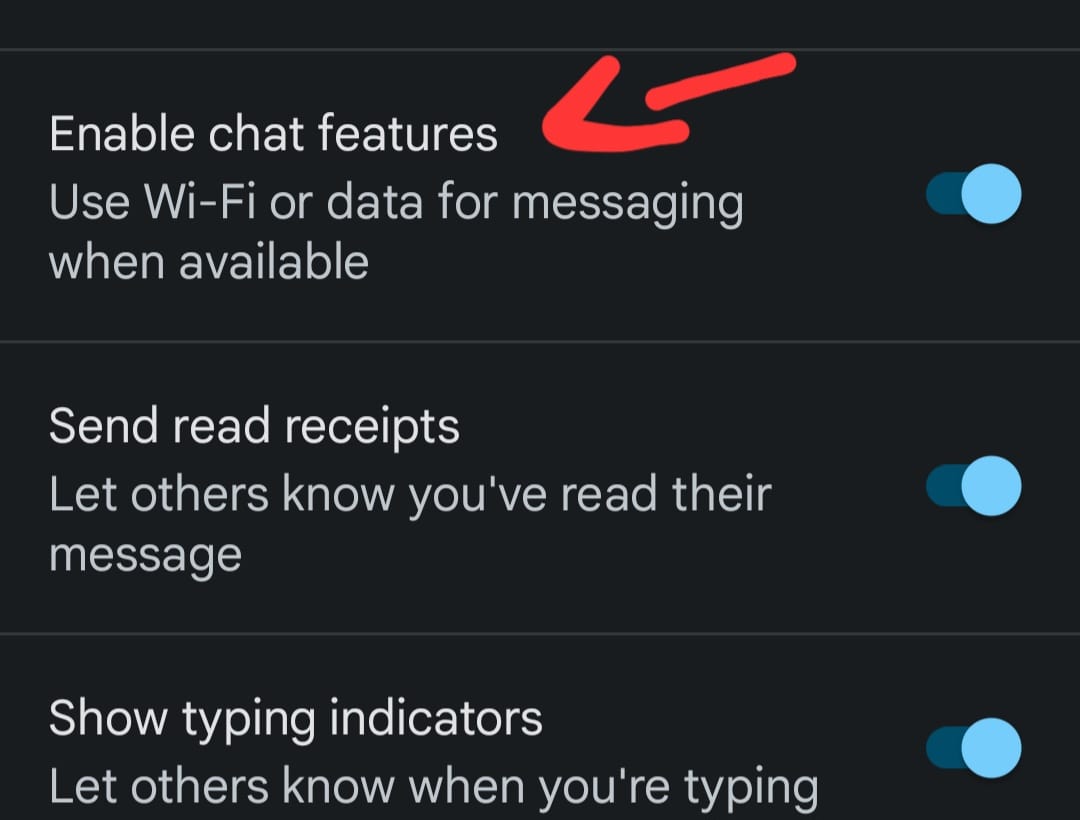 enable chat features