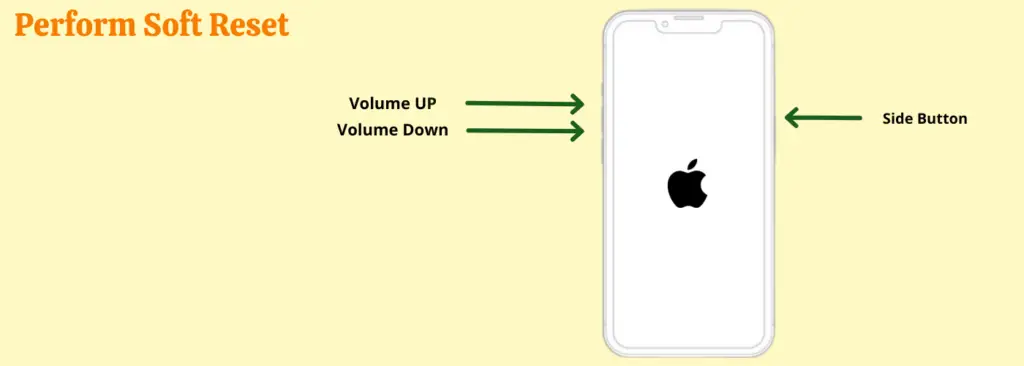 perform soft reset iphone