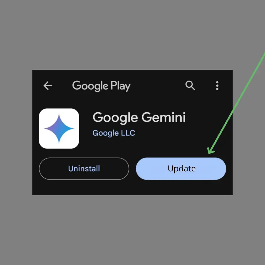 Update google gemini app