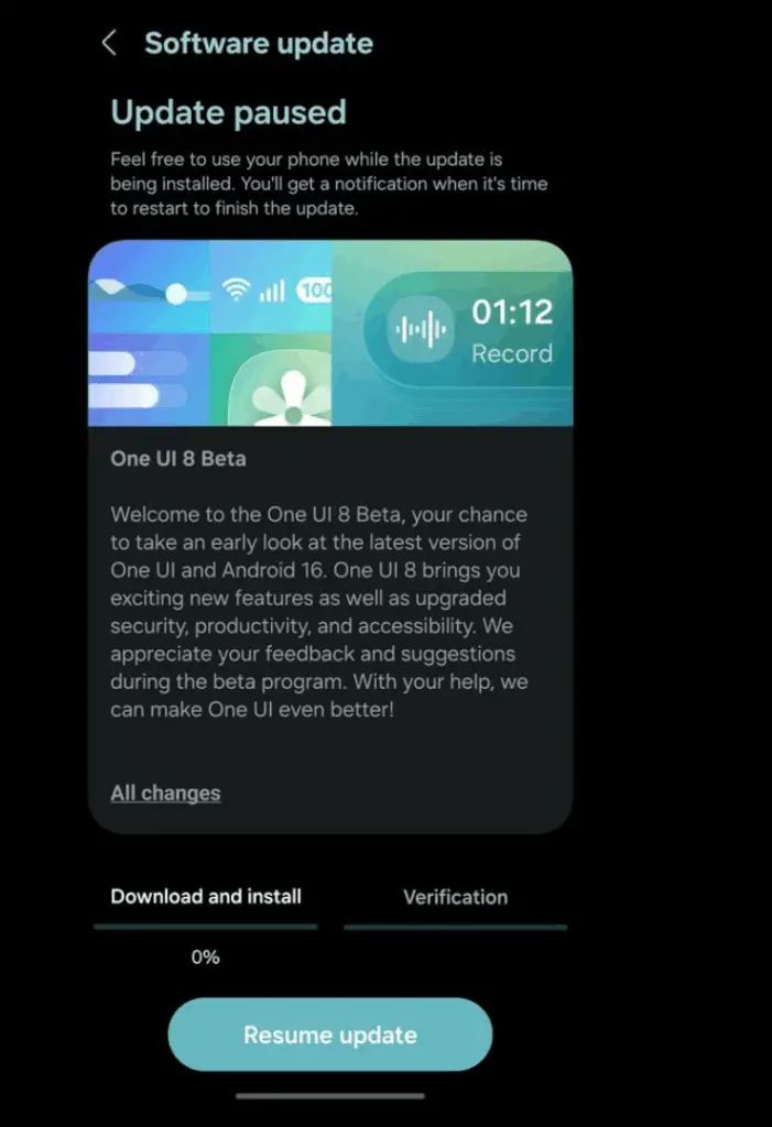 how to install one ui 9 beta version