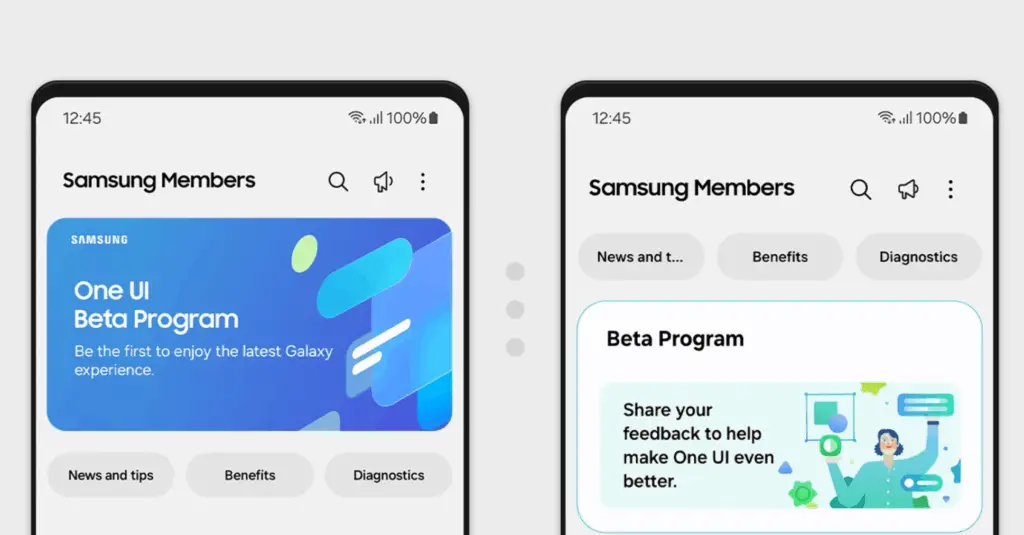how to register in samsung member for beta program