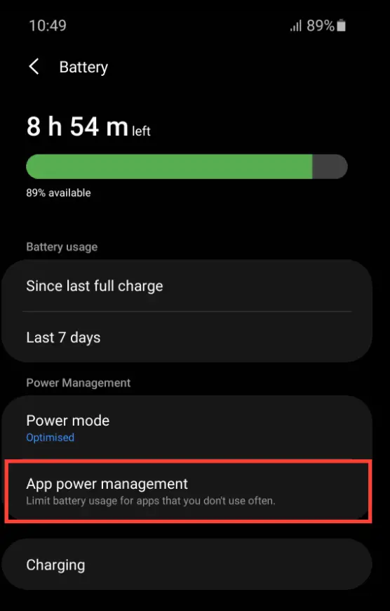 one ui 9 improved battery performance
